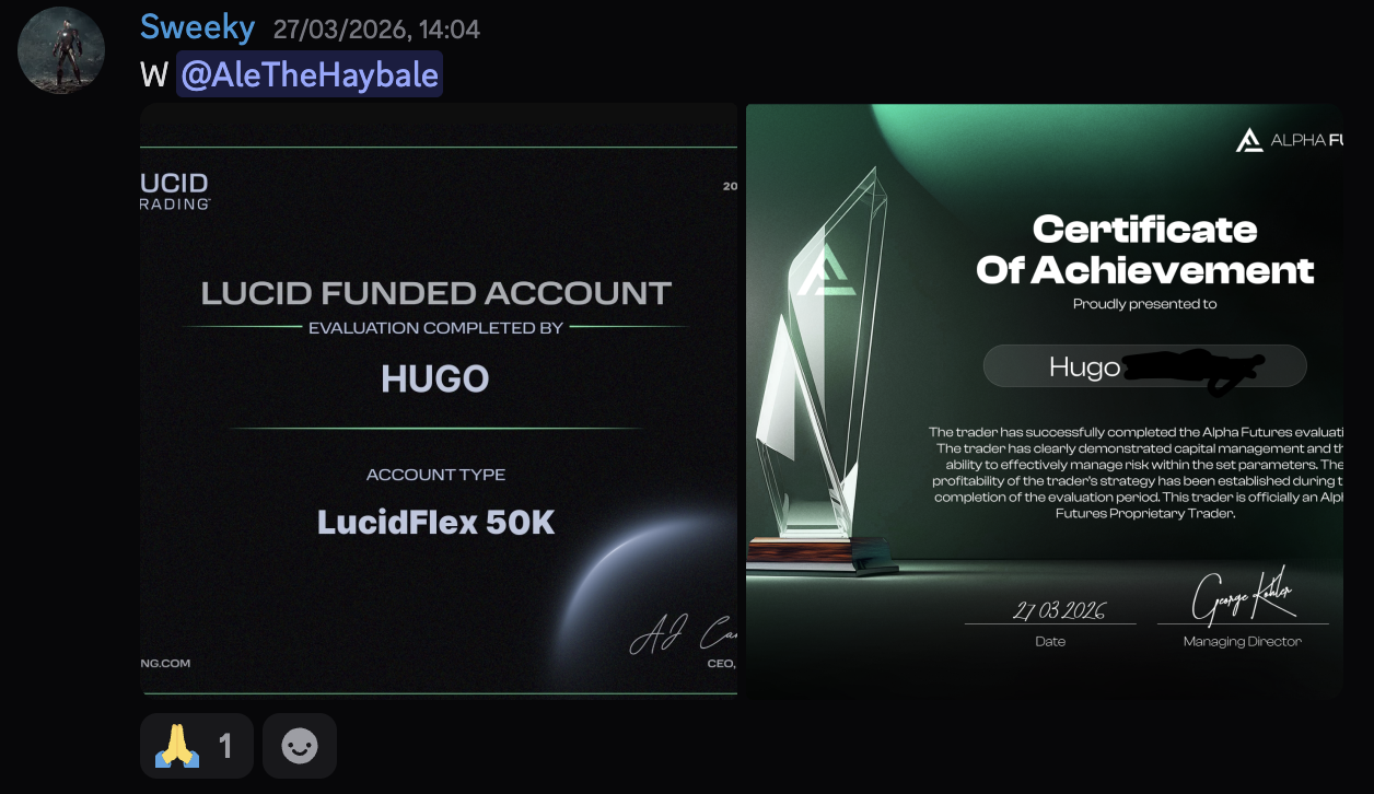 Verified prop firm payout confirmation